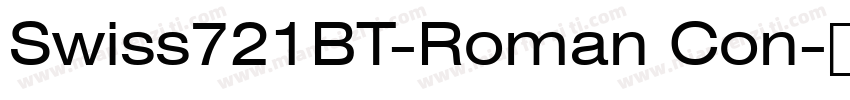 Swiss721BT-Roman Con字体转换